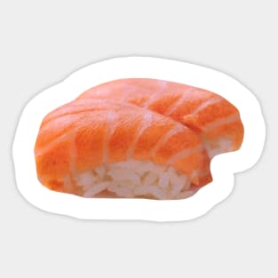 Salmon Sushi Photo Art Sticker